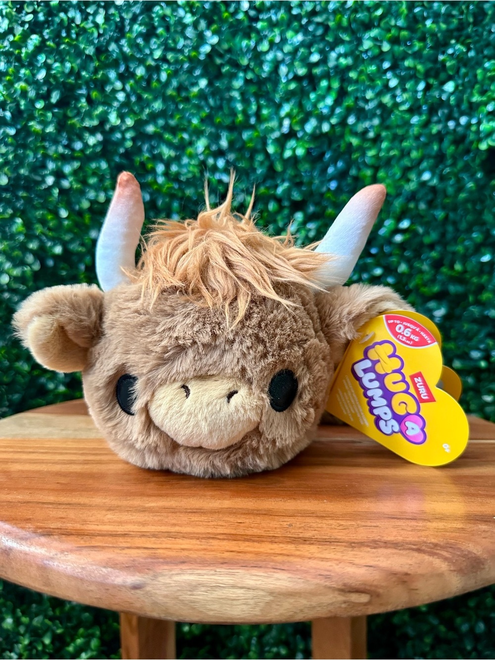 Zuru Hug-A-Lumps Fuzzy Holly the Highland Cow Weighted Plush